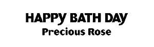 Happy Bath Day / ハッピーバスデイ